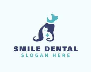 Blue Pet Veterinarian Logo