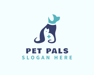 Blue Pet Veterinarian logo design