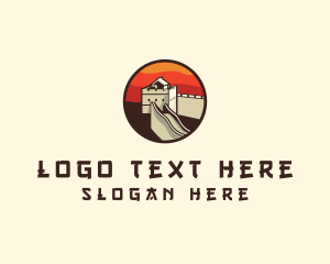 Historic - Great Wall China logo design