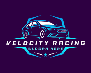 Automobile Car Racing logo design