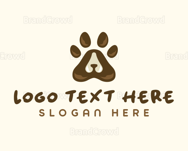 Veterinarian Dog Paw Logo