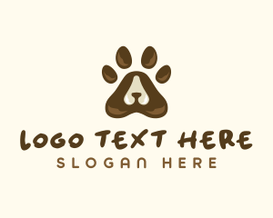 Veterinarian Dog Paw logo design