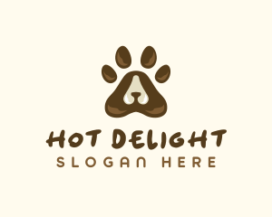 Veterinarian Dog Paw logo design