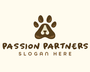 Veterinarian Dog Paw logo design