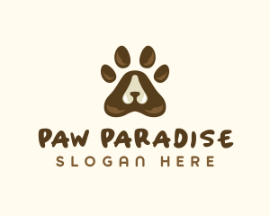 Veterinarian Dog Paw logo design