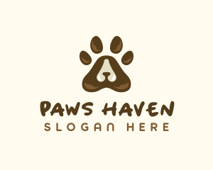 Veterinarian Dog Paw logo design