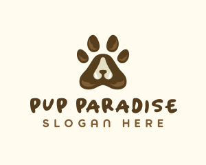 Veterinarian Dog Paw logo design