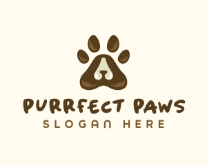 Veterinarian Dog Paw logo design