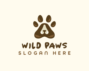 Veterinarian Dog Paw logo design