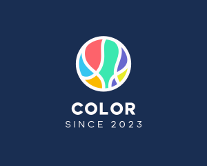 Colorful Pastel Ball logo design
