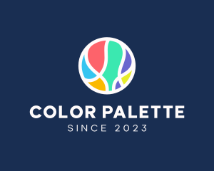 Colorful Pastel Ball logo design