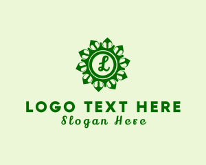 Herbal - Leaf Flower Home Decor logo design