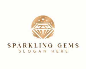 Gemstone - Precious Gemstone  Accessories logo design