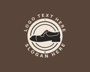 Leather Shoes - Formal Oxford Shoes logo design