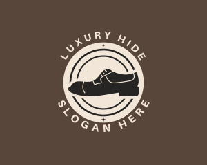 Leather - Formal Oxford Shoes logo design