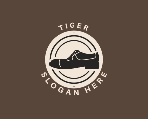 Leather Shoes - Formal Oxford Shoes logo design