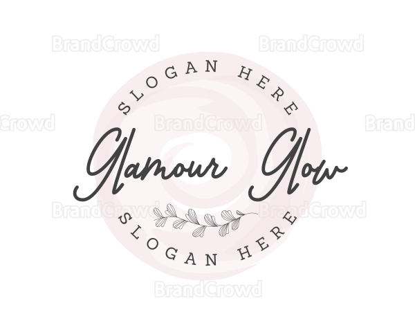 Glamourous Elegant Wordmark Logo