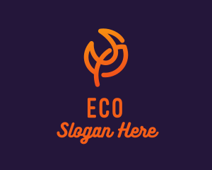 Natural Eco Leaf logo design