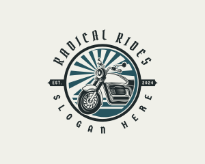 Rider Bike Motorcycle logo design