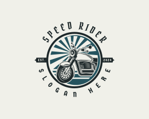 Rider Bike Motorcycle logo design