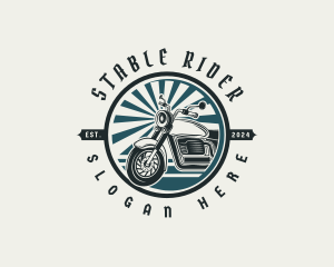 Rider Bike Motorcycle logo design