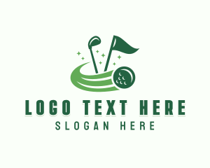 Golfing - Golfing Varsity Championship logo design