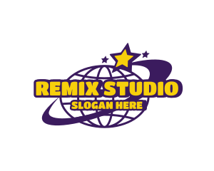 Global Star Studio logo design