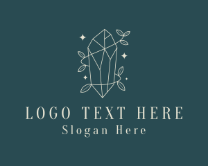 Glam - Elegant Crystal Jewelry logo design