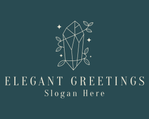 Elegant Crystal Jewelry logo design