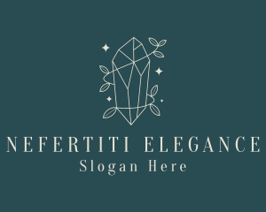 Elegant Crystal Jewelry logo design