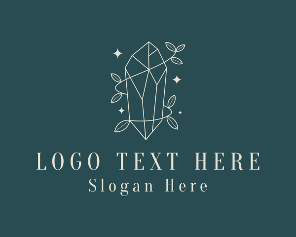 High End - Elegant Crystal Jewelry logo design