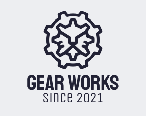 Industrial Lion Gear logo design