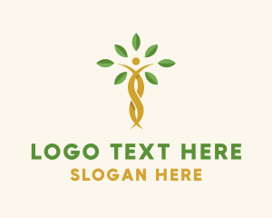 Health Center - Tree Human Wellness logo design