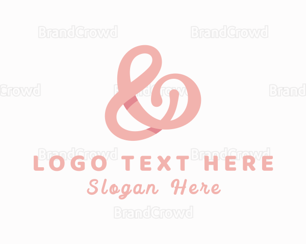 Stylish Fashion Ampersand Logo