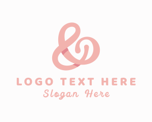 Ligature - Stylish Fashion Ampersand logo design
