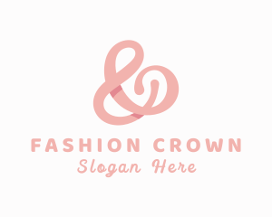 Stylish Fashion Ampersand logo design