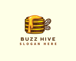 Honey Jar Bumblebee logo design