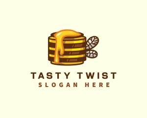 Condiment - Honey Jar Bumblebee logo design