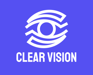 Optics - Modern Abstract Eye logo design