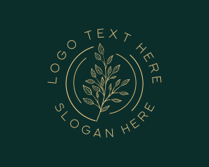 Leaf - Organic Herb Leaf Plant logo design