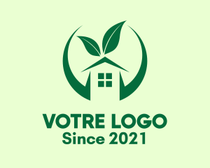 Green Eco Real Estate logo design