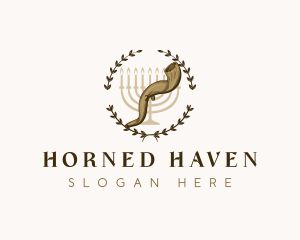 Ancient Horn Instrument logo design