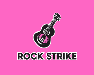 Rock Band Guitar logo design