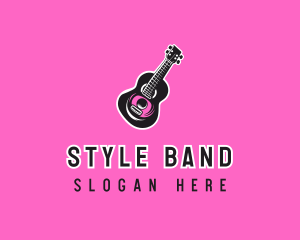 Rock Band Guitar logo design