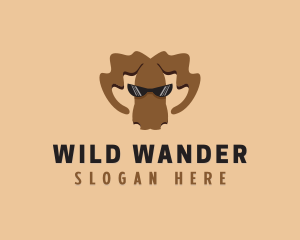 Wild Moose Shades logo design