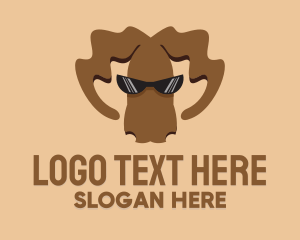 Cool Brown Moose Logo