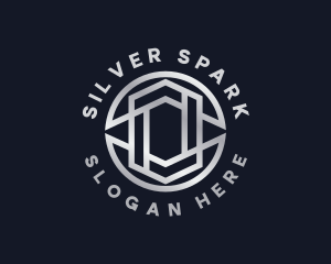 Silver - Silver Crypto Letter O logo design