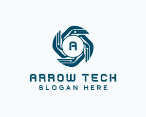 Software Circuit Developer logo design