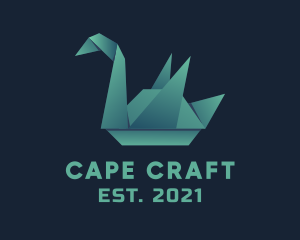 Goose Origami Craft logo design