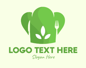 Negative Space - Vegan Chef Dining logo design